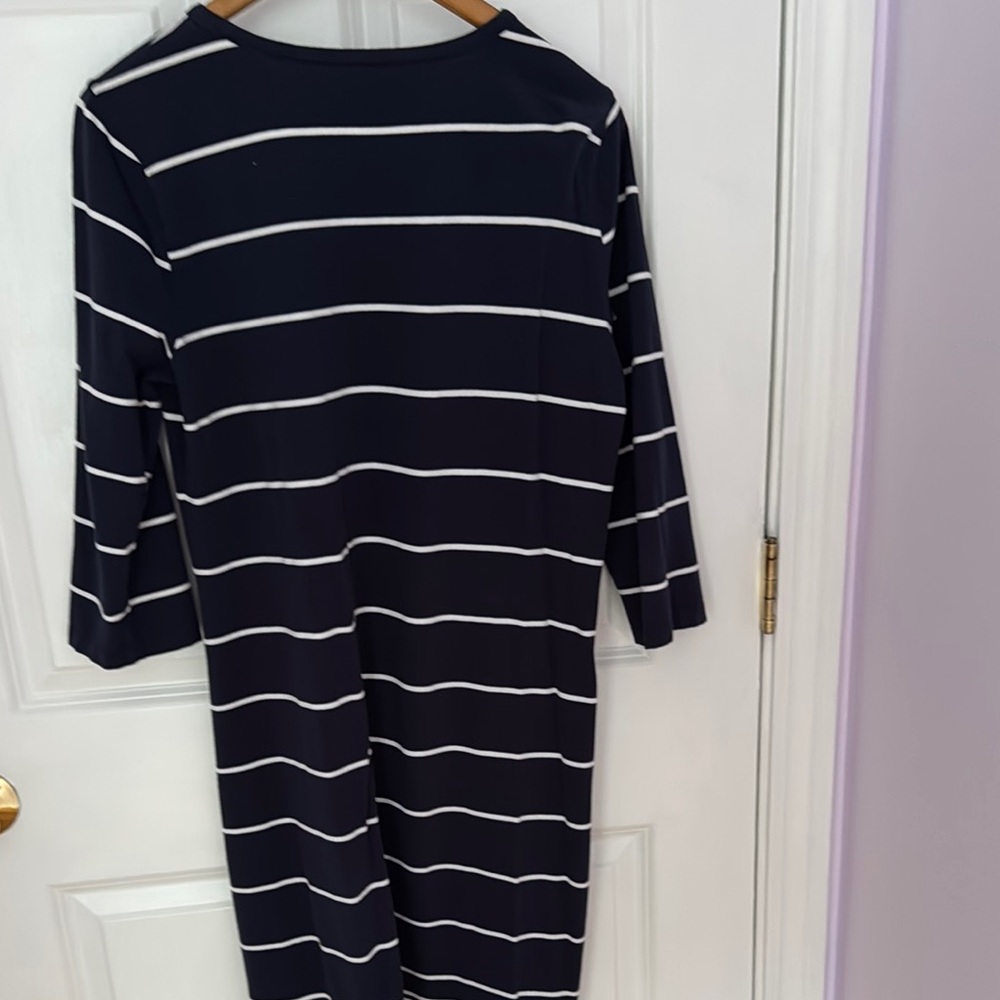 Nautica Blue Long Sleeve Sheath Dress - Picture 4 of 4